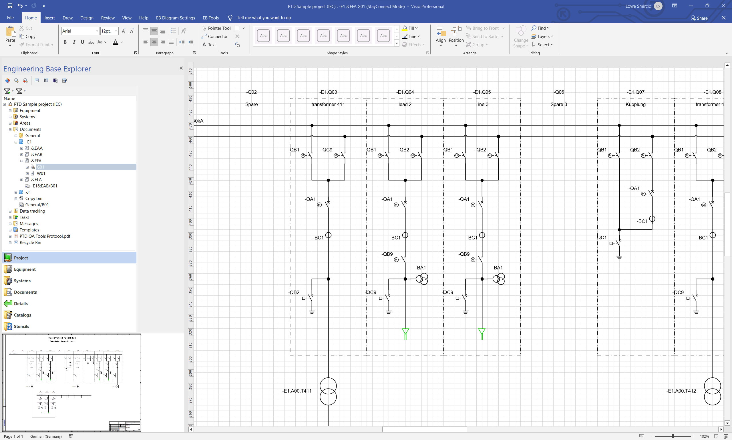 Engineering Base — Protection Schematic
